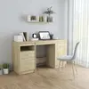 vidaXL Bureau Chêne sonoma 140x50x76 cm Aggloméré