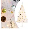 vidaXL Arbre de Noël artificiel pré-éclairé avec boules blanc 180 cm