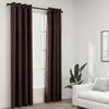 vidaXL Rideaux occultants Aspect lin avec oeillets 2pcs Taupe 140x225cm