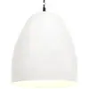 vidaXL Lampe suspendue industrielle 25 W Blanc Rond 42 cm E27