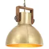 vidaXL Lampe suspendue industrielle 25 W Laiton Rond 40 cm E27