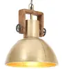 vidaXL Lampe suspendue industrielle 25 W Laiton Rond 30 cm E27