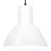 vidaXL Lampe suspendue 25 W Blanc Rond 28,5 cm E27