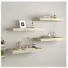 vidaXL Étagères murales flottantes 4 pcs chêne 60x23,5x3,8 cm MDF