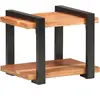 vidaXL Table de chevet 50x40x40 cm Bois d'acacia massif