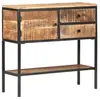 vidaXL Buffet 85x30x80 cm Bois de manguier brut