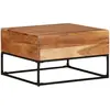 vidaXL Table basse 68x68x41 cm Bois d'acacia solide