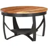 vidaXL Table basse Ø68x43 cm Bois d'acacia solide