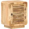 vidaXL Table de chevet 40x30x50 cm Bois de manguier brut