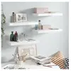 vidaXL Étagère murale flottante 4 pcs Blanc brillant 50x23x3,8 cm MDF