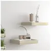 vidaXL Étagères murales flottantes 2 pcs chêne 23x23,5x3,8 cm MDF
