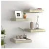 vidaXL Étagères murales flottantes 4 pcs chêne 23x23,5x3,8 cm MDF