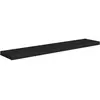 vidaXL Étagère murale flottante noir 120x23,5x3,8 cm MDF