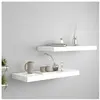 vidaXL Étagères murales flottantes 2 pcs blanc 60x23,5x3,8 cm MDF