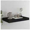 vidaXL Étagère murale flottante noir 40x23x3,8 cm MDF