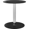vidaXL Table basse Noir 40 cm Verre trempé
