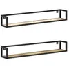 vidaXL Étagères murales 2 pcs 120 cm Bois de récupération massif