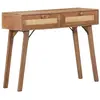 vidaXL Table console 100x35x76 cm Bois de manguier massif