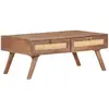 vidaXL Table basse 100x60x40 cm Bois de manguier massif