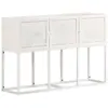 vidaXL Buffet 115x30x76 cm Bois de manguier massif