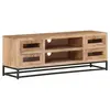 vidaXL Meuble TV 110x30x40 cm Bois d'acacia massif
