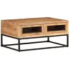 vidaXL Table basse 90x60x40 cm Bois d'acacia massif