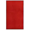 vidaXL Paillasson lavable Rouge 90x150 cm