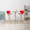 vidaXL Vidaxl Tabourets De Bar 2 Pcs Rouge Similicuir