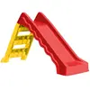 vidaXL Toboggan pliable d'enfants Intérieur/Extérieur Rouge et jaune