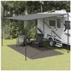 vidaXL Tapis de tente 200x400 cm Anthracite