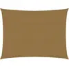 vidaXL Voile d'ombrage 160 g/m² Taupe 2,5x4 m PEHD