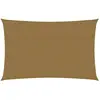 vidaXL Voile d'ombrage 160 g/m² Taupe 2,5x4,5 m PEHD