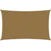 vidaXL Voile d'ombrage 160 g/m² Taupe 2,5x5 m PEHD