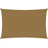 vidaXL Voile d'ombrage 160 g/m² Taupe 3x5 m PEHD
