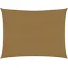 vidaXL Voile d'ombrage 160 g/m² Taupe 2,5x3,5 m PEHD