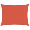vidaXL Voile d'ombrage 160 g/m² Terre cuite 6x8 m PEHD