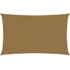 vidaXL Voile d'ombrage 160 g/m² Taupe 4x7 m PEHD