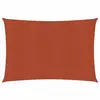vidaXL Voile d'ombrage 160g/m² rectangulaire terre cuite 3,5x4,5m PEHD