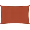 vidaXL Voile d'ombrage 160 g/m² rectangulaire terre cuite 3,5x5 m PEHD