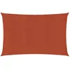 vidaXL Voile d'ombrage 160 g/m² Terre cuite 4x5 m PEHD