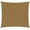 vidaXL Voile d'ombrage 160 g/m² Taupe 2x2,5 m PEHD