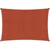 vidaXL Voile d'ombrage 160 g/m² Terre cuite 2,5x4 m PEHD