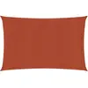 vidaXL Voile d'ombrage 160 g/m² Terre cuite 2x3,5 m PEHD