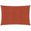 vidaXL Voile d'ombrage 160 g/m² Terre cuite 2,5x4,5 m PEHD
