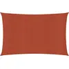 vidaXL Voile d'ombrage 160 g/m² Terre cuite 2,5x5 m PEHD