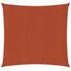 vidaXL Voile d'ombrage 160 g/m² Terre cuite 3x3 m PEHD