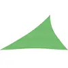 vidaXL Voile d'ombrage 160 g/m² Vert clair 4x5x6,8 m PEHD