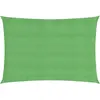 vidaXL Voile d'ombrage 160 g/m² Vert clair 3,5x5 m PEHD