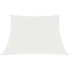 vidaXL Voile d'ombrage 160 g/m² Blanc 3/4x3 m PEHD