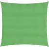 vidaXL Voile d'ombrage 160 g/m² Vert clair 4x4 m PEHD
